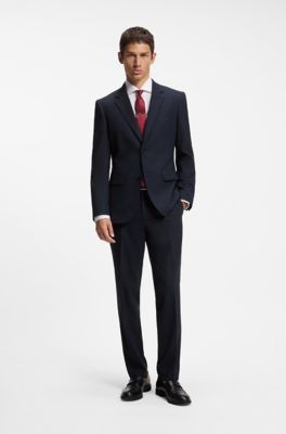 Two-piece slim-fit suit, Dark Blue