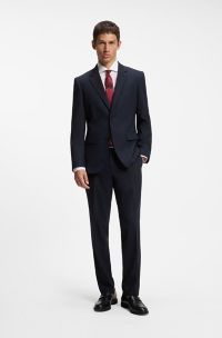 Two-piece slim-fit suit, Dark Blue