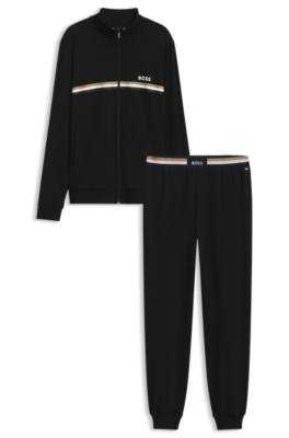 Boss Stretch-cotton pyjama set pyjamas herr – bild 4