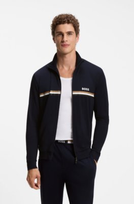 Stretch-cotton pyjama set