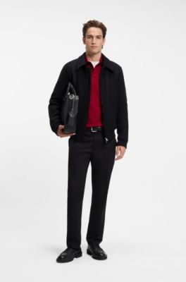Polo en coton, Rouge