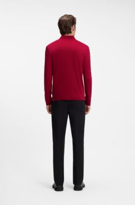 Cotton polo shirt, Red