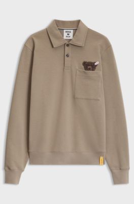BOSS x Steiff polo sweatshirt, Light Brown