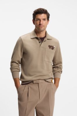BOSS x Steiff polo sweatshirt, Light Brown