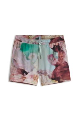Printed swim shorts, Multicoloured