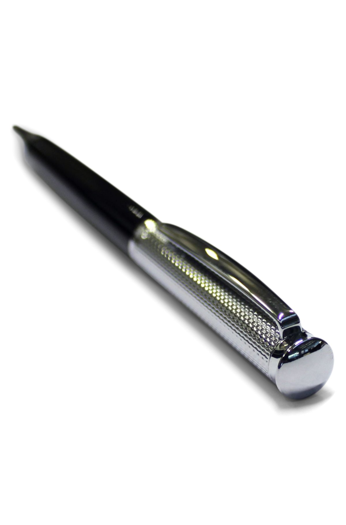 Engraved Parker IM Black Lacquer Retractable Ballpoint Pen Chrome