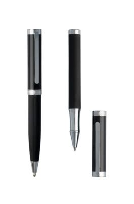 BOSS - Pen set with structured-stripe 