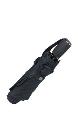 BOSS - Dark-blue pocket umbrella with 