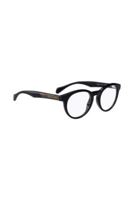 hugo boss wood glasses