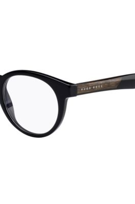 hugo boss wood glasses