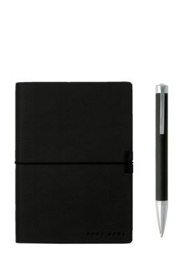 A6 notebook and ballpoint pen gift set 