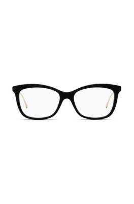 Hugo Boss Lightweight Glasses With Black-acetate Frames
