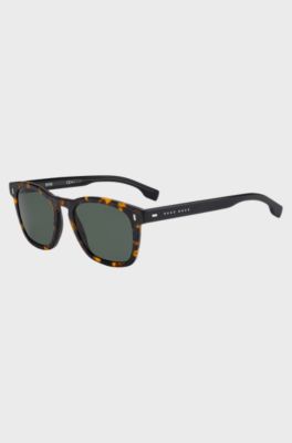 Havana sunglasses in lightweight acetate, Black Patterned