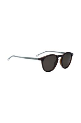 BOSS - Havana-optyl sunglasses with 