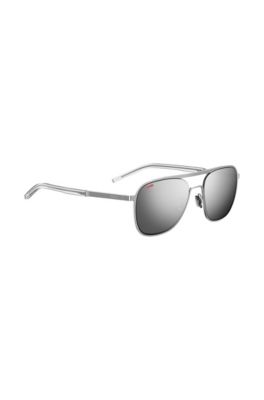 HUGO - Silver-tone aviator sunglasses 