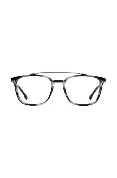 Optyl glasses with double bridge, Patterned