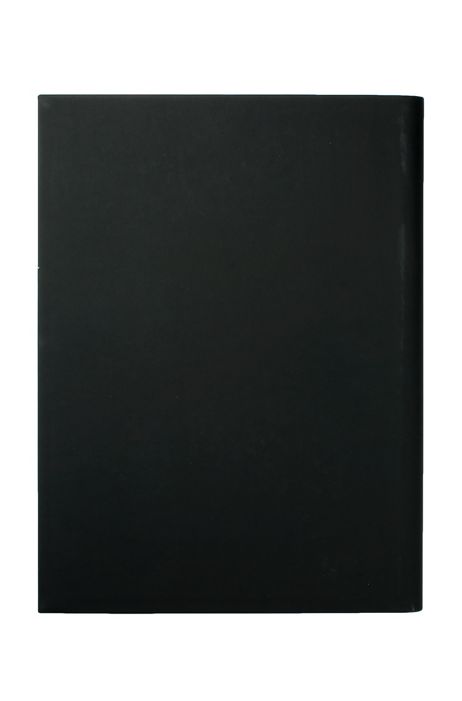 Boss A4 Folder In Black Faux Leather, Black Leather Folder A4