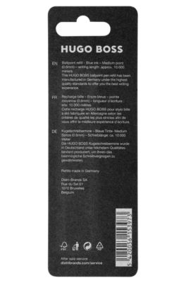 Two-pack of blue-ink ballpoint pen refills, Blue