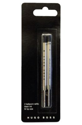 Zweier-Pack Nachf&uuml;llminen f&uuml;r Kugelschreiber mit schwarzer Tinte, Black