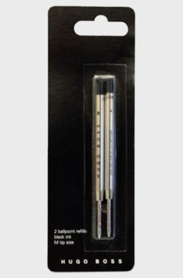 Zweier-Pack Nachf&uuml;llminen f&uuml;r Kugelschreiber mit schwarzer Tinte, Black