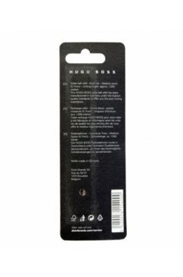 Two-pack of black-ink rollerball pen refills, Black