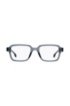 Retro-inspired optical glasses in transparent grey acetate, Grey