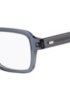 Retro-inspired optical glasses in transparent grey acetate, Grey