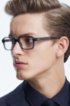 Retro-inspired optical glasses in transparent grey acetate, Grey