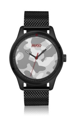 hugo boss camo watch