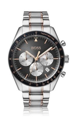 hugo boss tachymeter gold