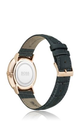 green hugo boss watch