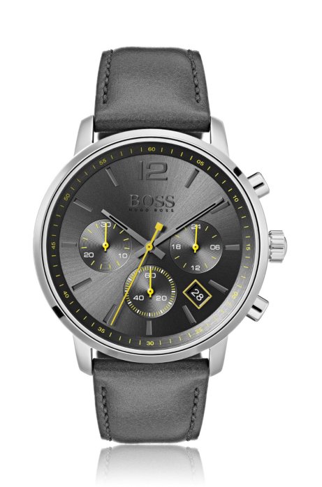 Boss Montre Chronographe En Acier Inoxydable à Cadran