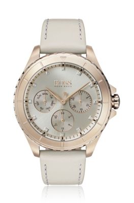 hugo boss gold plated mens watch