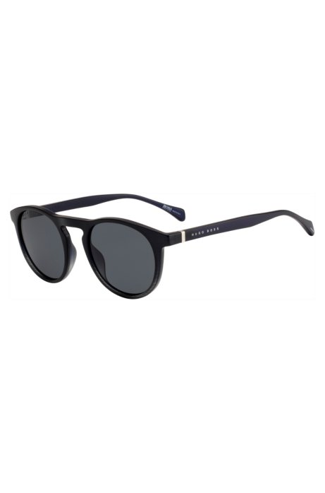 Optyl sunglasses with finely etched frames, Black
