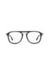 Optical glasses with black-optyl Windsor-rim frames, Black
