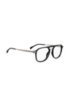 Optical glasses with black-optyl Windsor-rim frames, Black