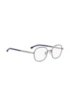 Lightweight optical glasses with tubular beta-titanium temples, Silver