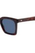 Retro-inspired sunglasses in acetate with Havana frames, Patterned