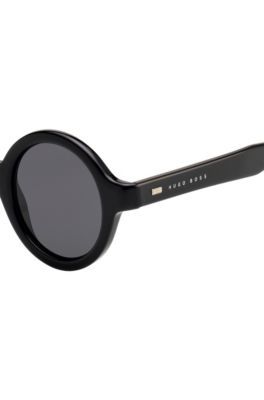 hugo boss round sunglasses