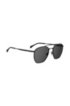 Double-bridge sunglasses with Windsor-rim frames, Black
