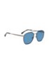 Windsor-rim sunglasses with 3D temples and tonal logo, Blue