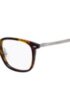 Havana acetate optical glasses with beta-titanium temples, Patterned