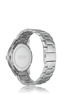 hugo boss all stainless steel watch