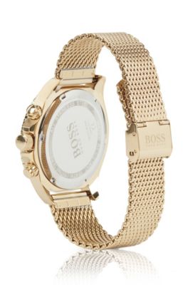 gold hugo boss mens watch