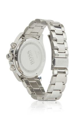 hugo boss watches stainless steel