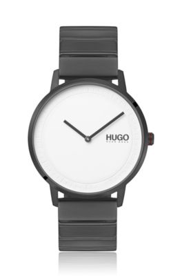 hugo boss white watch