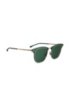Green sunglasses with double-groove rim, Dark Green