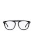 Optical frames in black acetate with hardware details, Black
