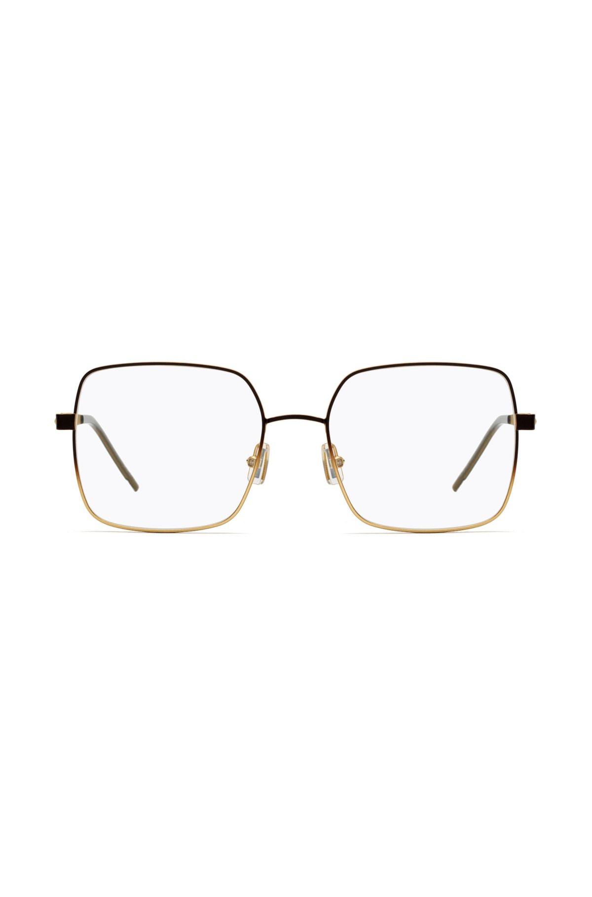 Sudán agudo Situación BOSS - Monturas ligeras de gafas graduadas en acero dorado