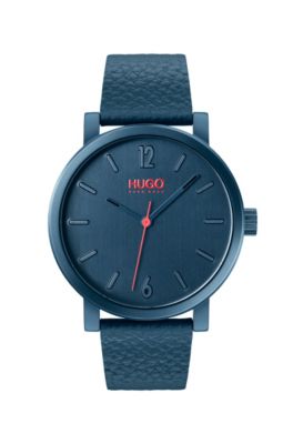 blue strap hugo boss watch